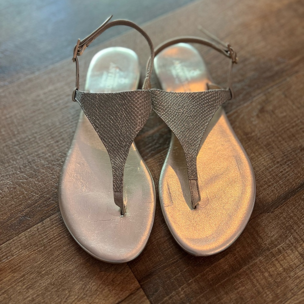 Elegant Silver Women's Sandals